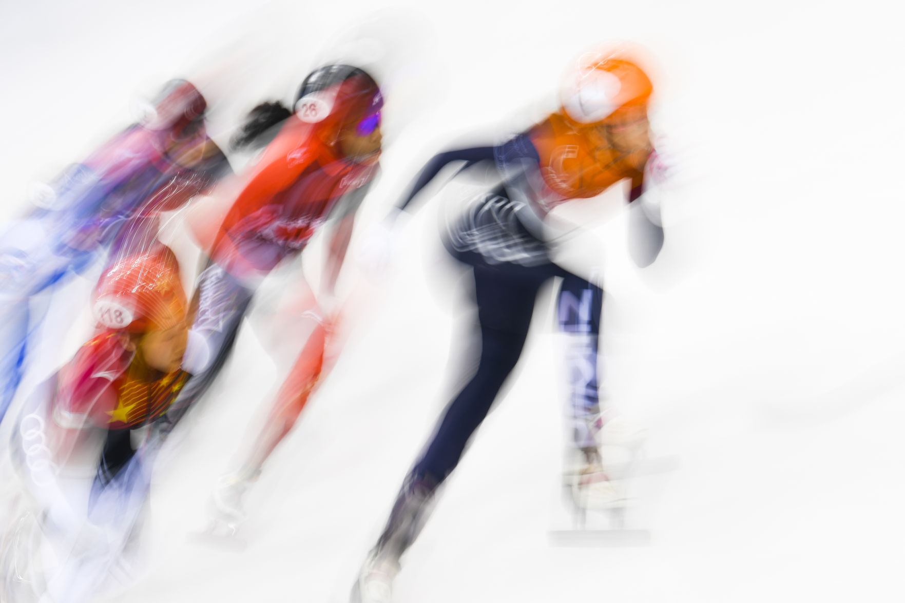 APTOPIX Germany Short Track World Cup Speedskating